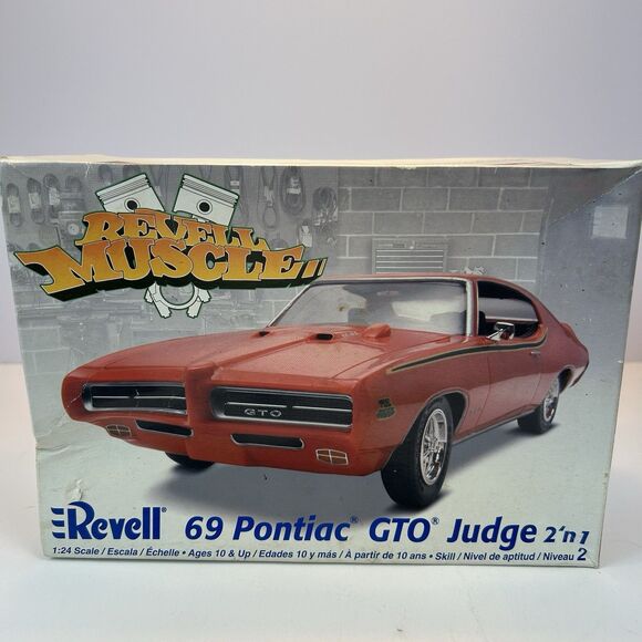Revell 1969 '69 Pontiac GTO The Judge Built Plastic Model Car Kit 1:25 Scale - Picture 1 of 11
